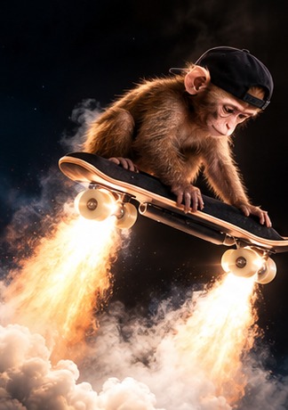 Flying Skate Monke launch